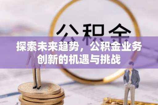 屏边探索未来趋势，公积金业务创新的机遇与挑战