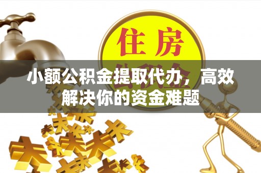 屏边小额公积金提取代办，高效解决你的资金难题