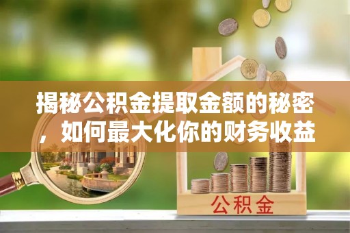 屏边揭秘公积金提取金额的秘密，如何最大化你的财务收益