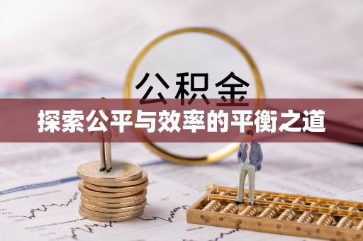 屏边探索公平与效率的平衡之道