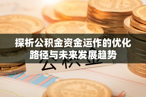 屏边探析公积金资金运作的优化路径与未来发展趋势