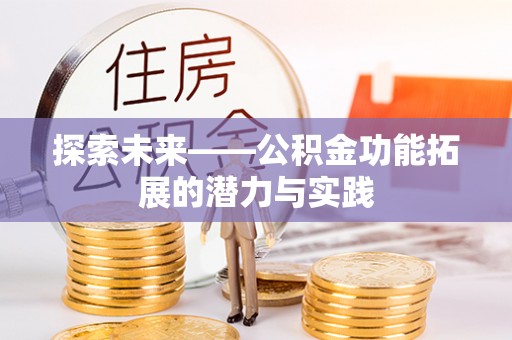 屏边探索未来——公积金功能拓展的潜力与实践