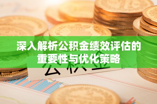 屏边深入解析公积金绩效评估的重要性与优化策略