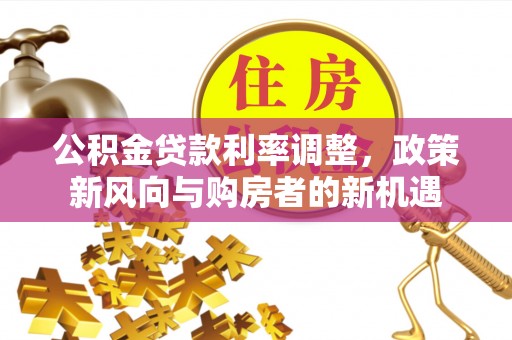 屏边公积金贷款利率调整，政策新风向与购房者的新机遇
